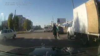 Опасный пешеход