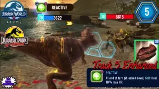 CERATOSAURUS TRACK 5 ENHANCED! PVP FIRST LOOK- Jurassic World Alive 3.0