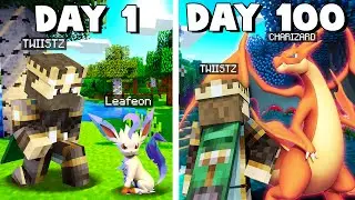 I survived 100 Days of Minecraft Pixelmon and here's what happened ...