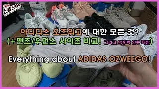 [신발신고(GO)] 아디다스 오즈위고에 대한 모든 것? (+맨즈/우먼스 사이즈 비교) / Everything about ADIDAS OZWEEGO!(+Size tip)