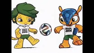 Zakumi & Fuleco Compilation! • FIFA World Cup Mascots Football Characters 