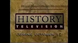 History Television - pre-launch promo (1997)