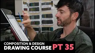 Composition and Design Drawing Course - Reflected Light (PART 35)