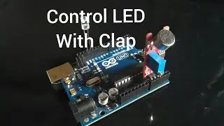 How to control a LED with Clap very simple. (arduino project 1).