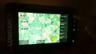 Карта твёрдости дна в Lowrance Elite 7Ti