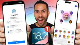 iOS 18.2 Beta 1 - ChatGPT Arrives to Siri, Photo Creation and 45 New Features