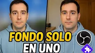 Cómo Quitar Fondo a Una Fuente y NO a Otra en OBS Studio | Duplicar Webcam + Plugin 2025