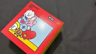 UNBOXING | BT21 x McDonald Ceramic Set