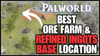 Palworld - The BEST Refined Ingot Farm Infinite Ingots Location, Easy Simple Base Design