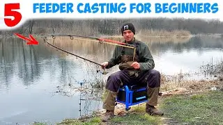 5 Best Casts! How to Cast a Feeder Rod for Beginners