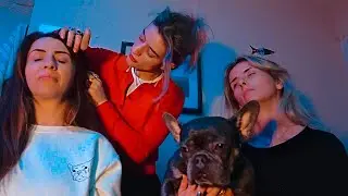 asmr - SIMULTANEOUS INSPECTION - ultimate REAL PERSON chaotic asmr 🧲🖍️🍒