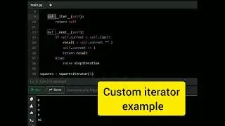 custom iterator example 