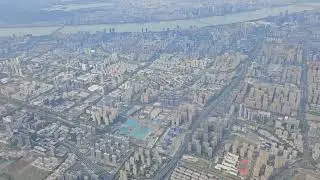 Flying over Hangzhou