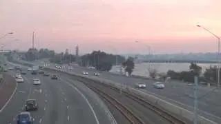 STOCK: Freeway at dusk - HD 1080p