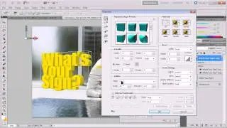 Create 3D text with Photoshop Extended and Repousse