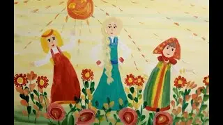 Как нарисовать Алёнушку, Настасью и Любаву из м/ф 