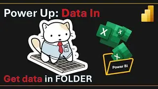 How to load data in Power BI - Get data from FOLDER [Beginner Tutorial]
