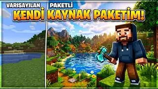 Minecraft'ı Baştan Yarattım! | Kendi Kaynak Paketimi Yaptım 🛠️