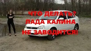 Что делать, если лада калина не заводится!