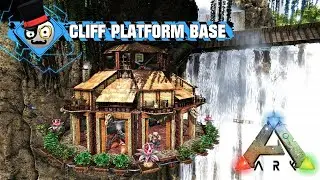 Ark - Lost Island - Waterfall House Build - Great Base Location