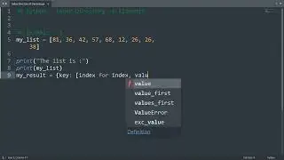 Index directory of elements in Python | Python Examples | Python Coding Tutorial | Python Interview