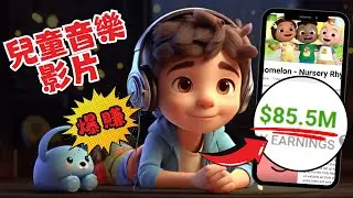 【youtube賺錢】如何透過AI兒童音樂影片在 youtube賺錢 ？ （月入$100萬）