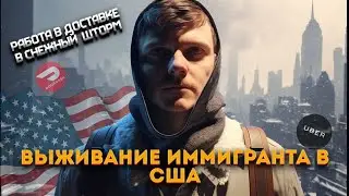 Выживание иммигранта. Работа в снежный шторм в Нью-Йорке. Я в кино.