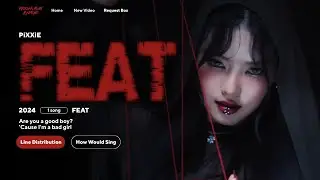 PiXXiE - FEAT 🌙 Line Distribution