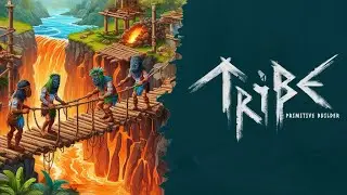 Начинаем строительство МОСТА, чтобы СВАЛИТЬ? Tribe Primitive Builder