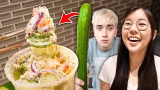 35 Million Views Cucumber Salad 🥒 (TikTok’s Salmon Cream Cheese Bagel Recipe)