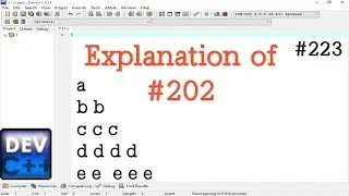 Explanation of how to print a alphabetical pattern in C