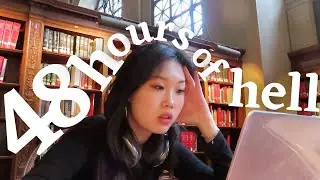 cram with me for 2 finals in 48 hours 😭 last college finals week vlog @tufts university