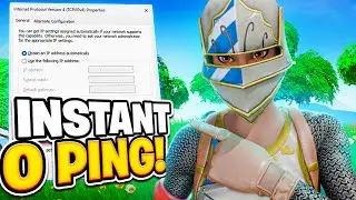 How to Get 0 ping in Fortnite! (INSANE!)