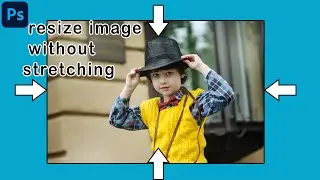 How to resize image quickly in photoshop by dragging without stretching | PHOTOSHOP TUTORIAL CS6