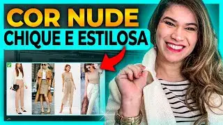 MULHER ELEGANTE Usa a Cor Nude | Estilo ELEGANTE