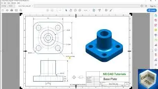NX CAD   3D Modeling Tutorial #3