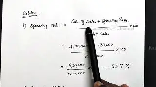 [#1] Ratio Analysis | Introduction | Calculations of Profitability Ratio | Solved Problem Kauserwise