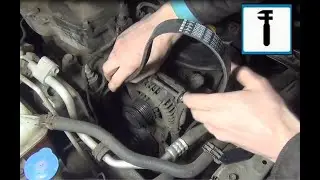 Замена ремня генератора в TOYOTA - Corolla Е150