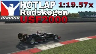 USF2000 Rudskogen Hot Lap World Record (1:19.57x) iRacing 2023 S1