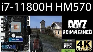 DayZ Reimagined Livonia Ultra and  settings RTX 3070TI intel i7-11800H 4.6 GHz HM570 MAXSUN