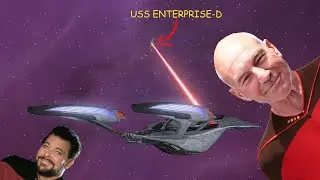 ENTERPRISE F vs ENTERPIRSE D | Star Trek Ship Battles - Bridge Commander