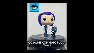 Coraline Con Gato Buddy | Coraline y la Puerta Secreta | Funko Pop!