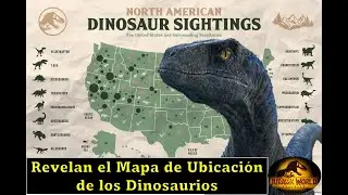 Mapa de Ubicación de Dinosaurios y las Nuevas Especies - Jurassic World Dominion