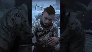 Atreus tries to open chest like Kratos | God of War Ragnarök