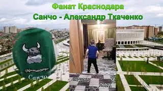 Фанаты футбола болеют за Краснодар. Вперед быки.