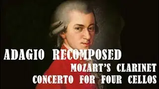 Adagio from Mozart's Clarinet Concerto, reinvented for four cellos