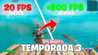 COMO AUMENTAR MUITO O FPS NA NOVA TEMPORADA! FORTNITE CAPITULO 4 (FPS BOOST, -INPUTLAG E MAIS) CRAZY