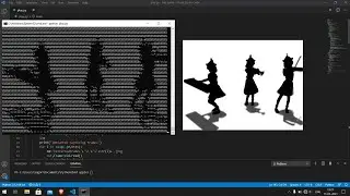 Playing Bad Apple on Command Line | ASCII Art | Python