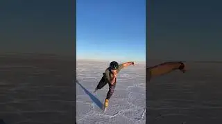Salt desert skating