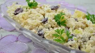 Sałatka z tuńczykiem, ananasem, ryżem i fasolą - Jak zrobić - [Smakowite Dania]